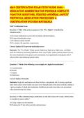 MAP Certification Exam Study Guide 2026 &ndash; Medication Administration Program Complete Practice Questions&comma; Verified Answers&comma; Safety Protocols&comma; Medication Procedures & Certification Success Materials