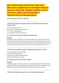 MAP Certification Exam Study Guide 2026 &ndash; Medication Administration Program Complete Practice Questions&comma; Verified Answers&comma; Safety Protocols&comma; Medication Procedures & Certification Success Materials