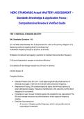 NERC STANDARDS Actual MASTERY ASSESSMENT &ndash; Standards Knowledge & Application Focus &vert; Comprehensive Review & Verified Guide