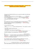 JEFF ELLIS MANAGEMENT LIFEGUARD REVIEW SHEET &ndash; COMPLETE TEST QUESTIONS AND CORRECT ANSWERS &lpar;2026&rpar;