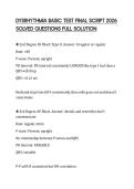 DYSRHYTHMIA BASIC TEST FINAL SCRIPT 2026 SOLVED QUESTIONS FULL SOLUTION