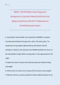 NR605 &sol; NR 605 Midterm Actual Exam Diagnosis & Management in Psychiatric&ndash;Mental Health Across the Lifespan 2026&sol;2027 &vert; Verified Answers &vert; Detailed Rationales &vert; NGN &vert; Grade A
