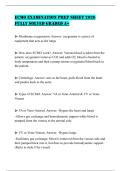 ECMO EXAMINATION PREP SHEET 2026 FULLY SOLVED GRADED A&plus;
