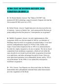 ECMO TEST QUESTIONS REVIEW 2026 VERIFIED GRADED A&plus;