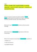 CPACC EXAM TEST QUESTIONS & VERIFIED ANSWERS &vert; LATEST UPDATE 2026&sol;2027 &vert; GRADED A&plus; &vert; GUARANTEED PASS&period;
