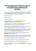 RN Comprehensive Online Practice B with NGN Exam questions and Answers