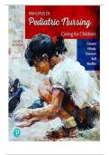TEST BANK &mdash; Principles of Pediatric Nursing&colon; Caring for Children&comma; 8th Edition &mdash; Kay Cowen&comma; Laura Wisely&comma; Robin Dawson&comma; Jane W&period; Ball&comma; Ruth C&period; Bindler &mdash; ISBN 9780137421428