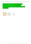 WGU D278&vert; PA&vert; PRE-ASSESSMENT&vert; SCRIPTING AND PROGRAMMING FOUNDATIONS EXAM QUESTION AND ANSWERS &vert; LATEST UPDATE