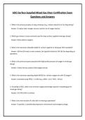 ADCI Surface Supplied Mixed Gas Diver Certification Exam Questions and Answers&period;