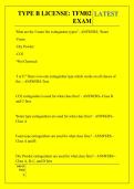 TYPE B LICENSE&colon; TFM02 EXAM QUESTIONS AND ANSWERS 2026