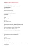 NURS 132 Exam 1 Questions With Complete Solutions