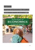 Test Bank for Essentials of Economics&comma; 9th Edition by N&period; Gregory Mankiw &vert; Chapters 1&ndash;24 Complete