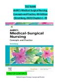 Test Bank for dewits Medical Surgical Nursing Concepts and Practice 4th Edition Stromberg &semi; All Chapters Covered&colon; Guaranteed A&plus; Score ISBN-9780323608442