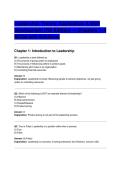  Leadership&lowbar; Theory&comma; Application&comma; & Skill Development &lpar;7th Edition&rpar; &mdash; Chapters 1&ndash;4 MCQs with Solutions&period;pdf