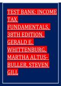 Test Bank For Income Tax Fundamentals 38th Edition by Gerald E  Whittenburg&comma;Martha Altus-Buller&comma;Steven Gill