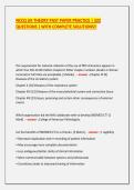 NCCQ UK THEORY PAST PAPER PRACTICE &vert; 322 QUESTIONS &vert; WITH COMPLETE SOLUTIONS&excl;&excl;