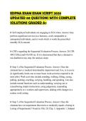 EDPNA EXAM EXAM SCRIPT 2026 UPDATED 60 QUESTIONS WITH COMPLETE SOLUTIONS GRADED A&plus;