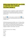 EDPNA EXAM PRACTICE TEST 2026 TESTED 60 QUESTIONS WITH COMPLETE SOLUTIONS GRADED A&plus;