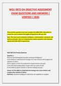 WGU D050 HISTORY OF HEALTHCARE IN AMERICA FINAL EXAM TEST WITH LATEST UPDATED &lpar;QUESTIONS AND ANSWERS&rpar; GET IT RIGHT&vert; Already passed&excl;&excl;
