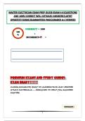 MASTER ELECTRICIAN EXAM PREP GUIDE-EXAM 4-6&vert;QUESTIONS AND 100&percnt; CORRECT WELL DETAILED ANSWERS&vert;LATEST UPDATE&excl;&excl;&excl;&excl;&excl;&excl;2026&vert;GUARANTEED PASS&vert;GRADED A&plus;&vert;VERIFIED