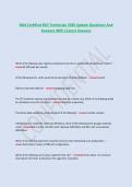 NHA Certified EKG Technician 2026 Update Questions And Answers With Correct Answers