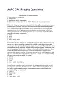 AAPC CPC Practice Questions NEWEST 2026&sol;2027 ACTUAL EXAM COMPLETE QUESTIONS AND CORRECT DETAILED ANSWERS &lpar;VERIFIED ANSWERS&rpar; &vert;ALREADY GRADED A&plus;&vert;&vert;BRAND NEW&excl;&excl;