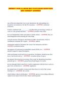 &lpar;NEWEST 2026&rpar; ILLINOIS BOF STATE EXAM QUESTIONS AND CORRECT ANSWERS