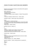 OSCM 373 EXAM 2 QUESTIONS AND ANSWERS
