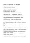 OSCM 373 QUESTIONS AND ANSWERS