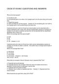 OSCM 373 EXAM 3 QUESTIONS AND ANSWERS