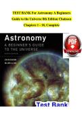 TEST BANK For Astronomy A Beginners  Guide to the Universe 8th Edition Chaisson  Chapters 1 - 18&comma; Complete