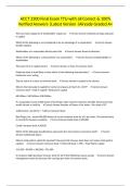 ACCT 2300 Final Exam TTU with all Correct & 100&percnt; Verified Answers &vert;Latest Version &vert;Already Graded A&plus;