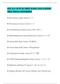 EEE 334 ACTUAL PREP BANK 2026 EXPERT SOLUTIONS CONFIRMED