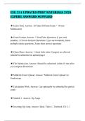 EEE 334 UPDATED PREP MATERIALS 2026 EXPERT ANSWERS SUPPLIE