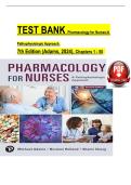 TEST BANK Pharmacology for Nurses-A Pathophysiologic Approach&comma; 7th Edition &lpar;Adams&comma; 2024&rpar;&comma; Chapters 1 - 50