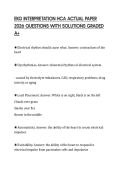 EKG INTERPRETATION HCA ACTUAL PAPER 2026 QUESTIONS WITH SOLUTIONS GRADED A&plus;