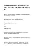 ELLIS AND ASSOCIATES LIFEGUARD ACTUAL PAPER 2026 QUESTIONS SOLUTIONS GRADED A&plus;