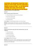CALIFORNIA LIFE INSURANCE EXAM 2026 &vert; ETHICS&comma; REGULATIONS & COMPLIANCE