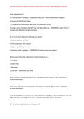 OIS 3660 FINAL EXAM CONCEPTUAL QUESTIONS WITH COMPLETE SOLUTIONS