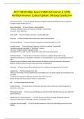 ACCT 2810 Miller Exam 2 With All Correct & 100&percnt; Verified Answers &vert;Latest Update &vert;Already Graded A&plus;