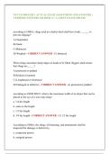 NCCCO RIGGER 1 ACTUAL EXAM &vert; QUESTIONS AND ANSWERS &vert;  VERIFIED ANSWERS GRADED A&plus; &vert; LATEST EXAM UPDATE 
