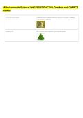 AP Environmental Science Unit 2 UPDATED ACTUAL Questions and CORRECT  Answers 