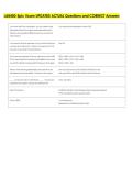 LAB400 Epic Exam UPDATED ACTUAL Questions and CORRECT Answers