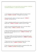   NCCCO RIGGER 1 EXAM &vert; QUESTIONS AND ANSWERS &vert; VERIFIED  ANSWERS GRADED A&plus; &vert; LATEST EXAM UPDATE