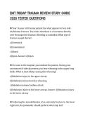 EMT FISDAP TRAUMA REVIEW STUDY GUIDE 2026 TESTED QUESTIONS