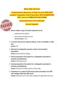 NVCC RAD 105 Final  Comprehensive Resource To Help You Ace 2026-2027  Includes Frequently Tested Questions With ELABORATED  100&percnt; Correct COMPLETE SOLUTIONS  Guaranteed Pass First Attempt&excl;&excl;  Current Update&excl;&excl; 