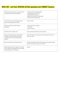 MICR 290 - Lab Final UPDATED ACTUAL Questions and CORRECT Answers 