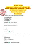 NVCC RAD 105 Final  Comprehensive Resource To Help You Ace 2026-2027  Includes Frequently Tested Questions With ELABORATED  100&percnt; Correct COMPLETE SOLUTIONS  Guaranteed Pass First Attempt&excl;&excl;  Current Update&excl;&excl; 