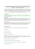 WGU D076 Pre-Assessment Exam 2026&sol;2027 &ndash; Complete Verified Questions & Answers