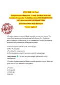 NVCC RAD 105 Final  Comprehensive Resource To Help You Ace 2026-2027  Includes Frequently Tested Questions With ELABORATED  100&percnt; Correct COMPLETE SOLUTIONS  Guaranteed Pass First Attempt&excl;&excl;  Current Update&excl;&excl; 